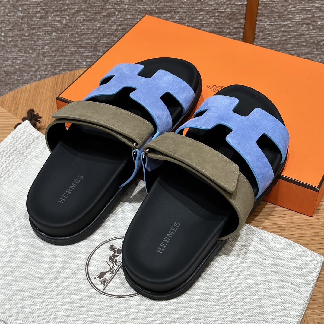 Hermes Chypres Bleu Kaki
