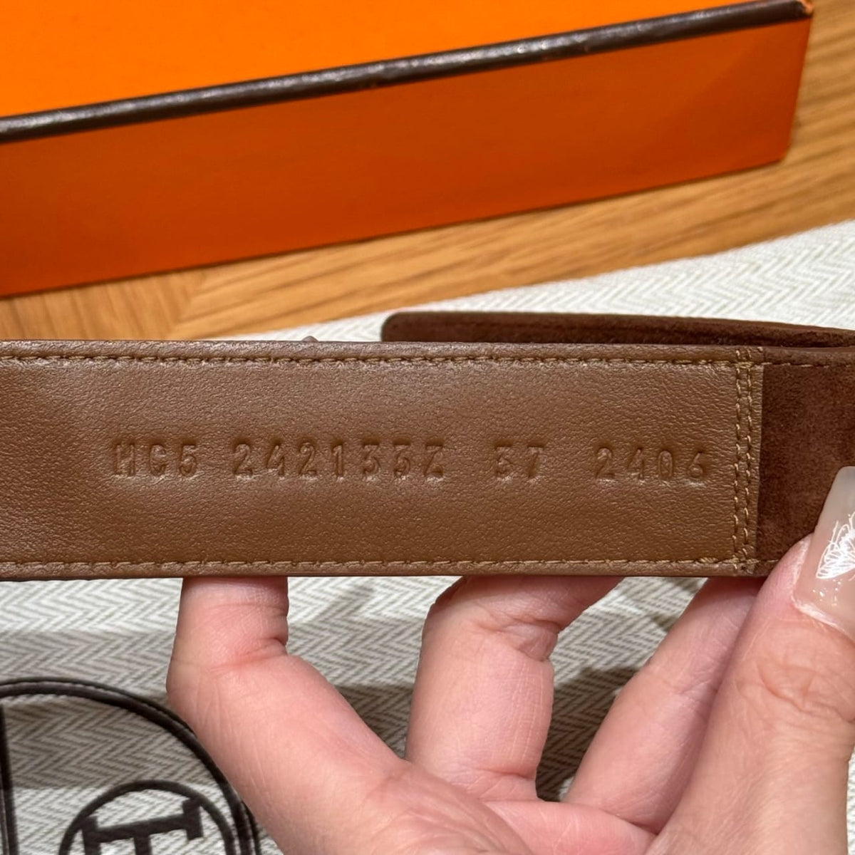 Hermes Chypres Bleu Marron Léopard