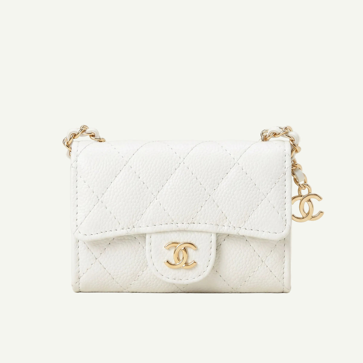 Mini Chanel Bag White