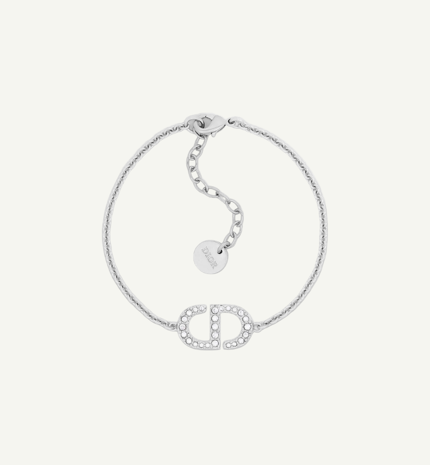 Dior - Bracelet Petit CD Argentée