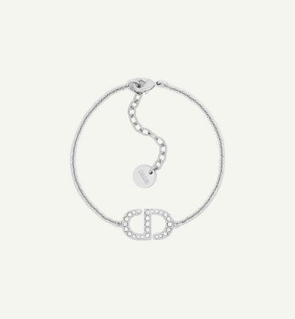 Dior - Bracelet Petit CD Argentée