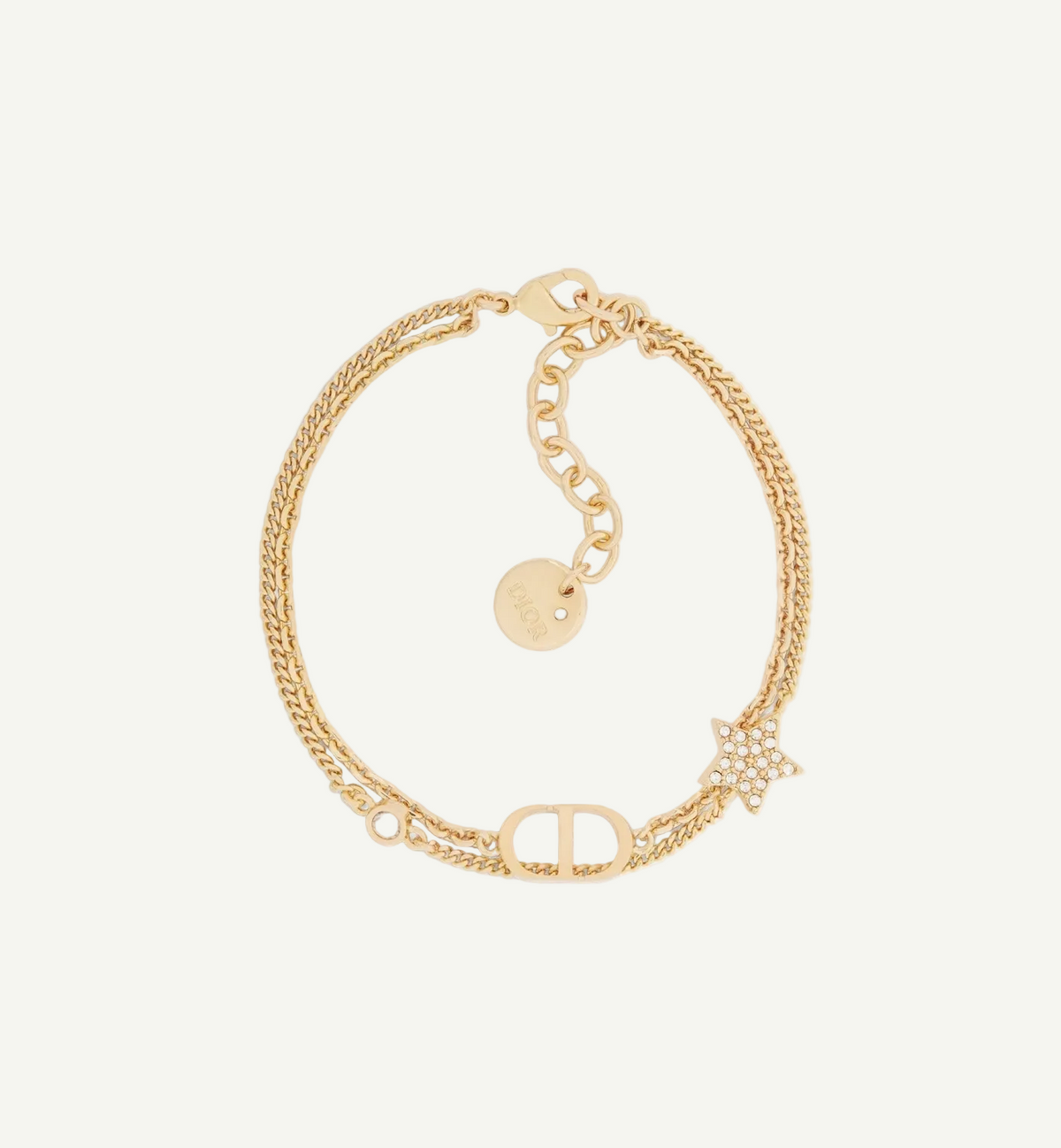 Dior - Double Petit CD Bracelet Gold