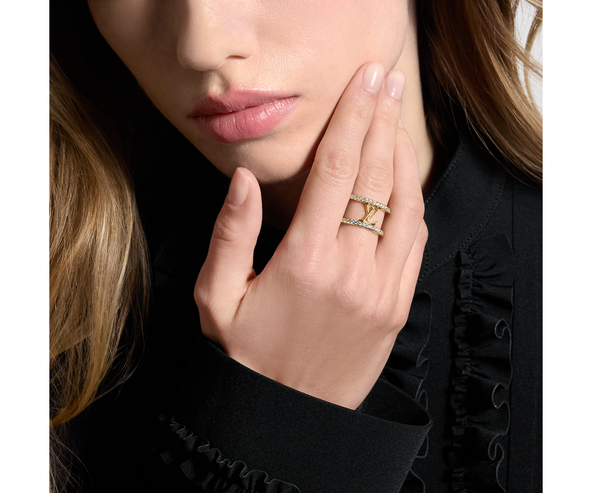 Louis Vuitton Bague LV Iconic Or Cristal