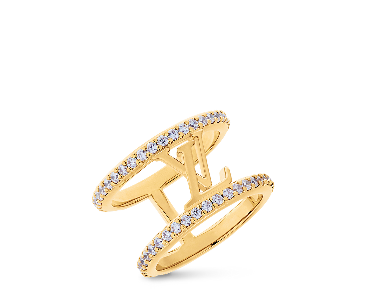 Louis Vuitton Bague LV Iconic Or Cristal