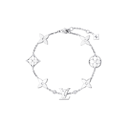 LV - Bracelet Monogram Blossom Or Blanc