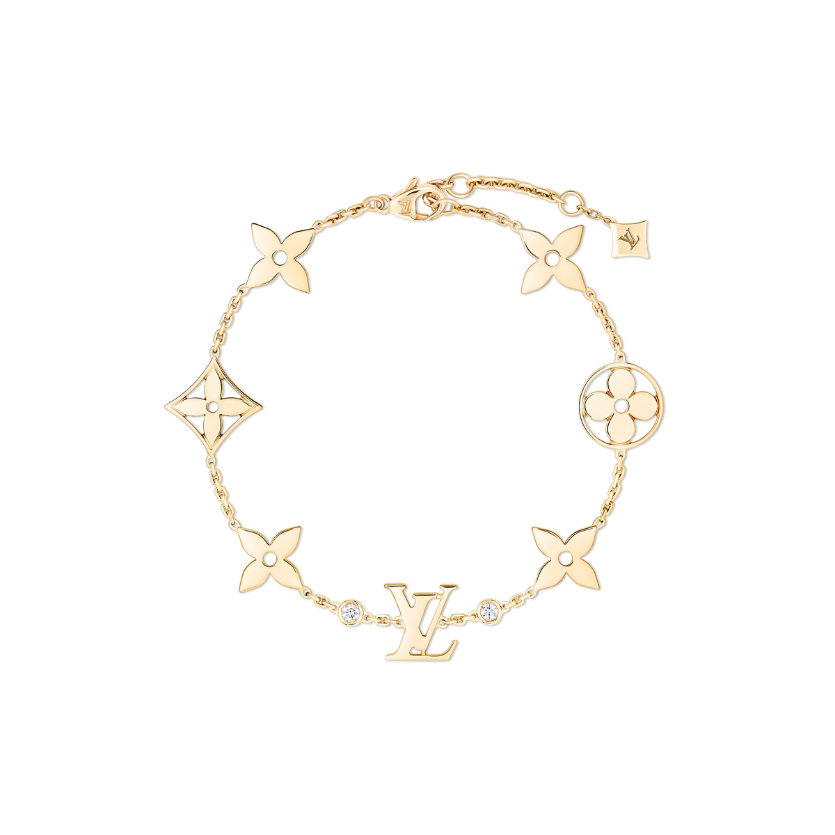 LV - Monogram Blossom Bracelet Yellow Gold