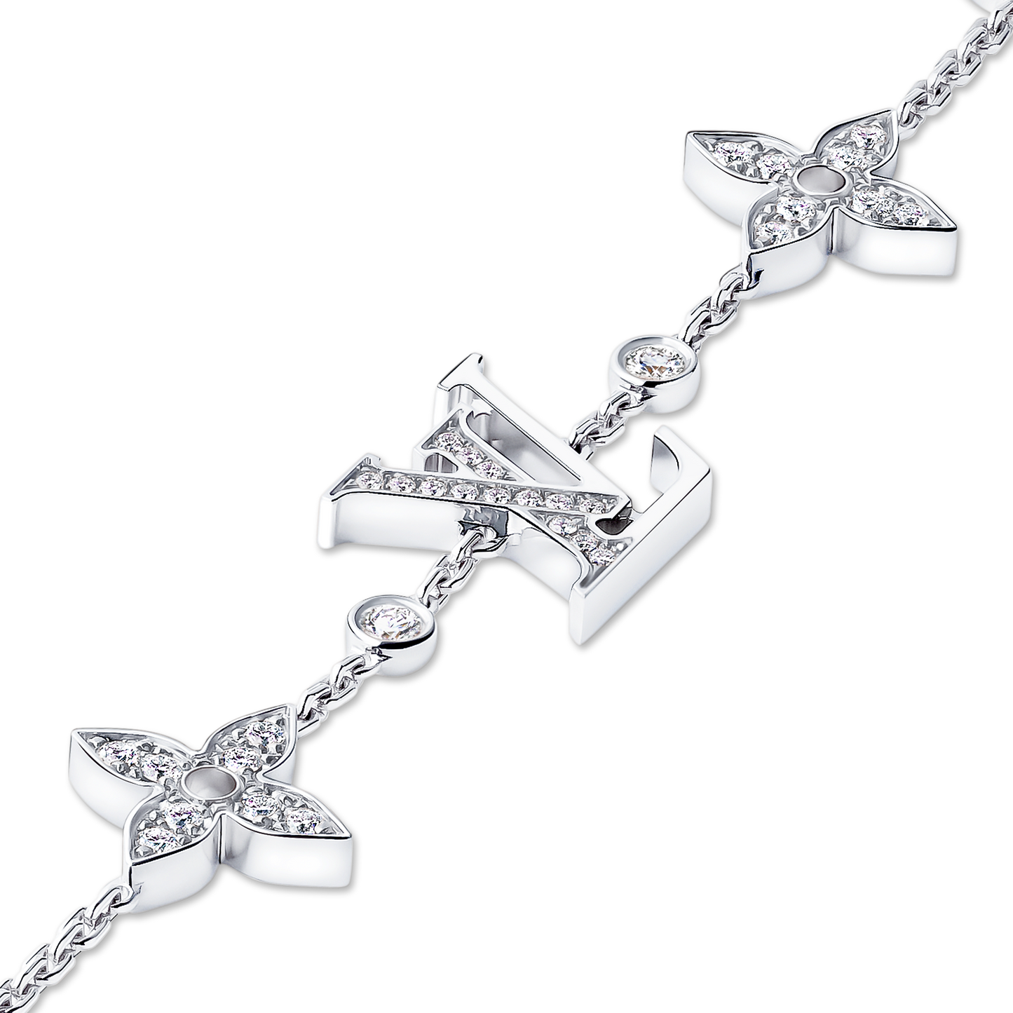 LV - Bracelet Multi-motifs Blossom Diamant