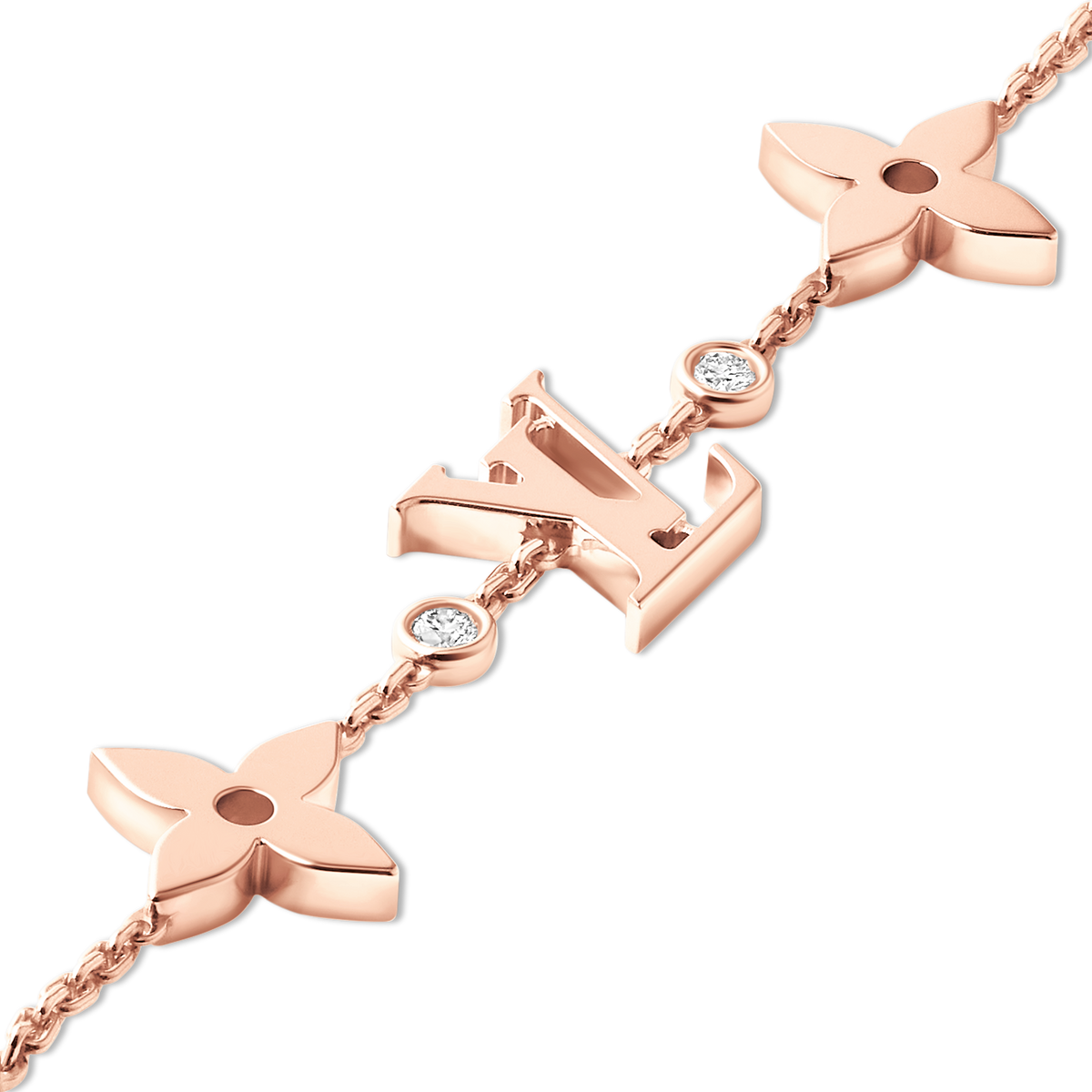 LV - Monogram Blossom Bracelet Rose Gold