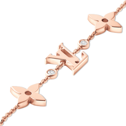LV - Bracelet Monogram Blossom Or Rose