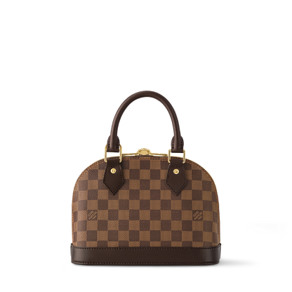 LV Sac Alma BB Toile Damier Ébène