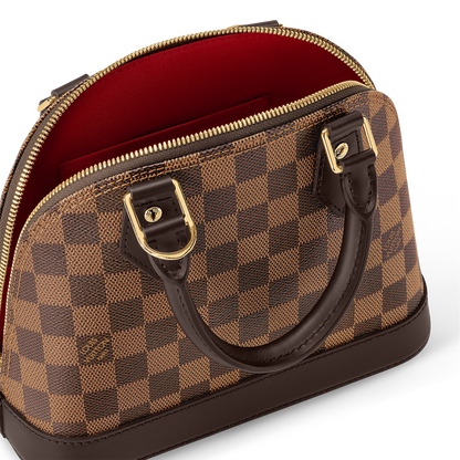 LV Sac Alma BB Toile Damier Ébène