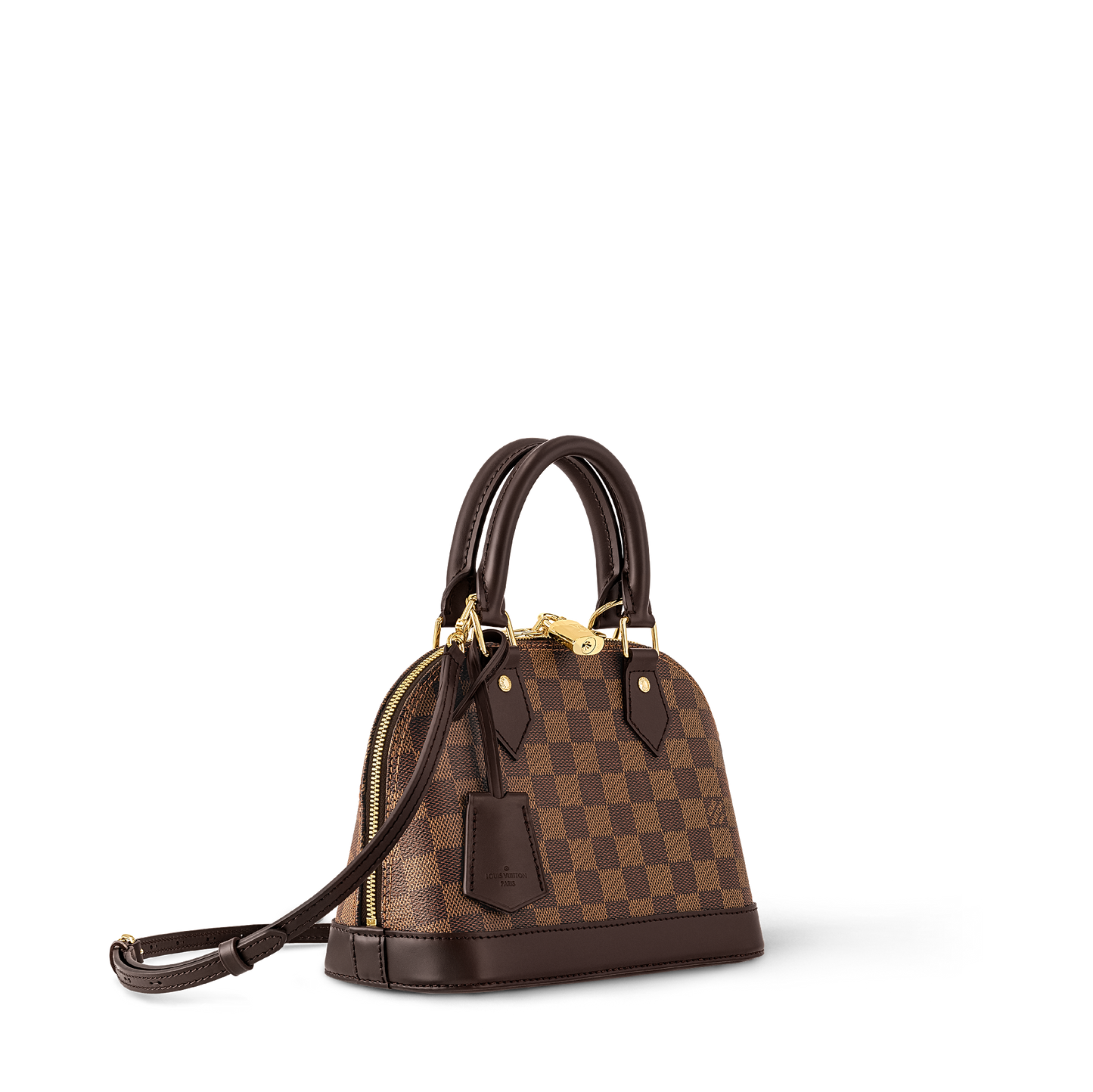 LV Sac Alma BB Toile Damier Ébène