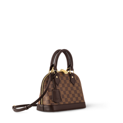 LV Sac Alma BB Toile Damier Ébène