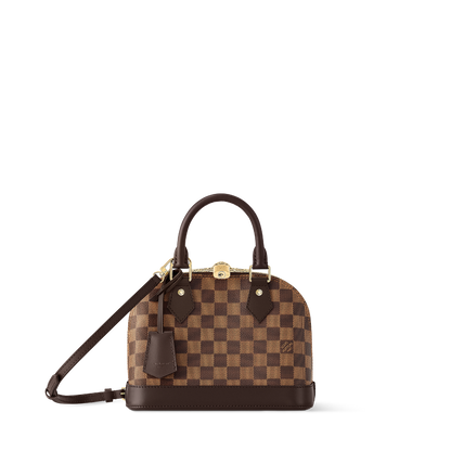 LV Sac Alma BB Toile Damier Ébène