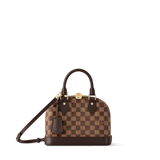 LV Sac Alma BB Toile Damier Ébène