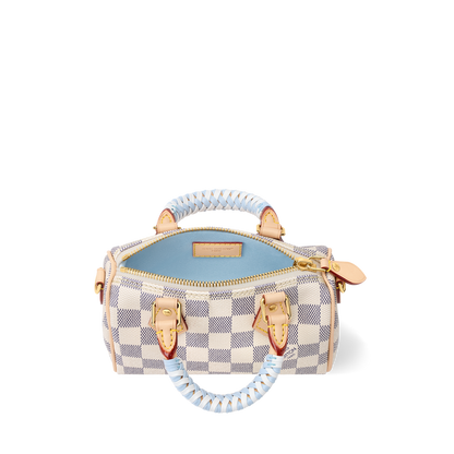 LV Sac Nano Speedy Toile Azur