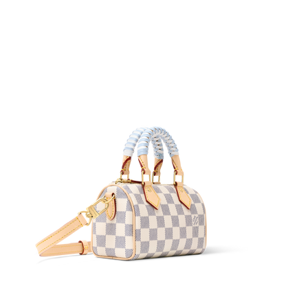 LV Sac Nano Speedy Toile Azur