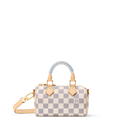 LV Sac Nano Speedy Toile Azur