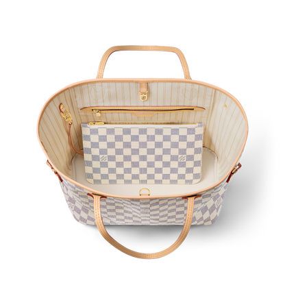 LV Sac Neverfull MM Toile Azur