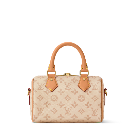 LV Sac Speedy Bandoulière 20 Beige