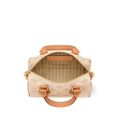 LV Sac Speedy Bandoulière 20 Beige
