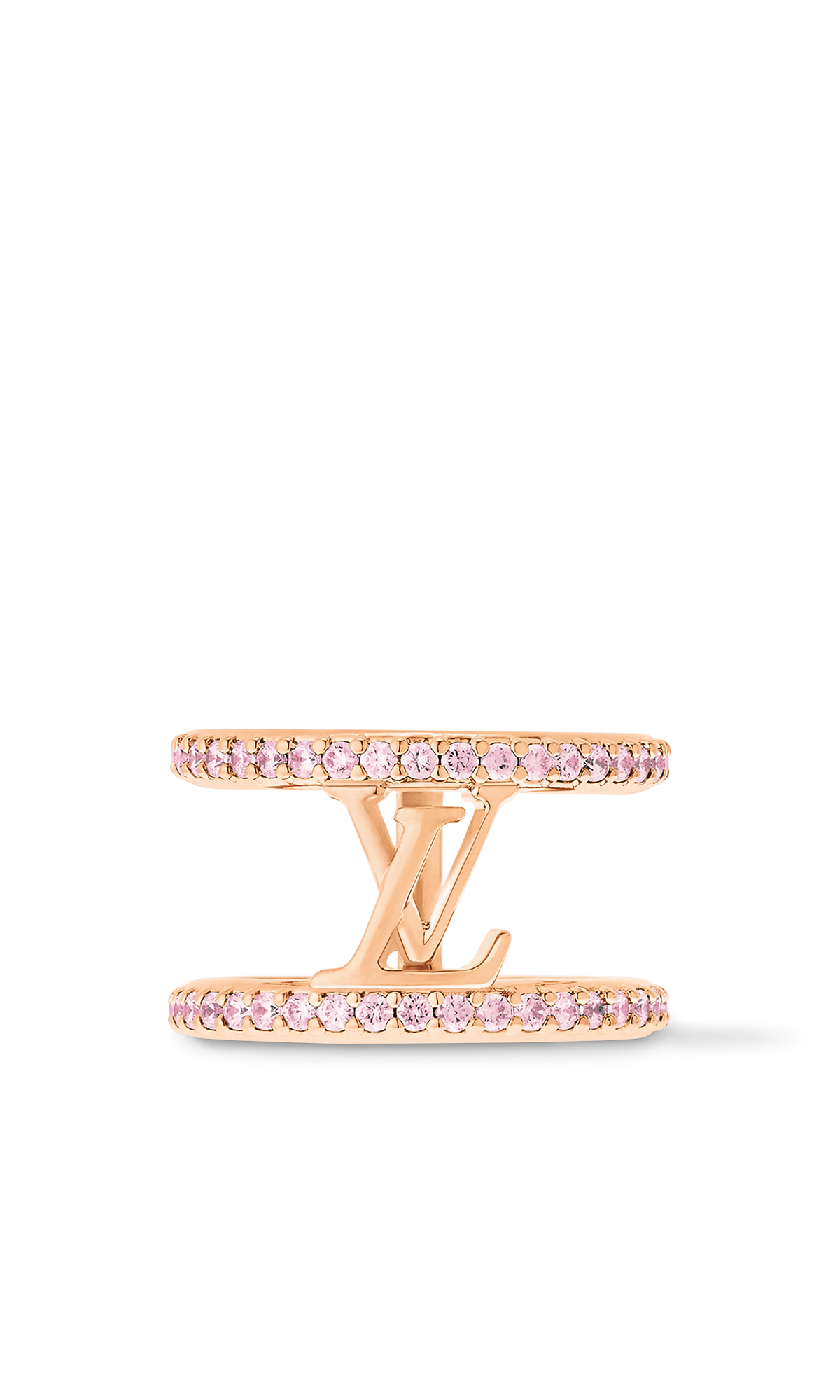 Louis Vuitton Bague LV Iconic Or Rose Cristal