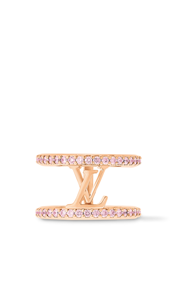 Louis Vuitton Bague LV Iconic Or Rose Cristal
