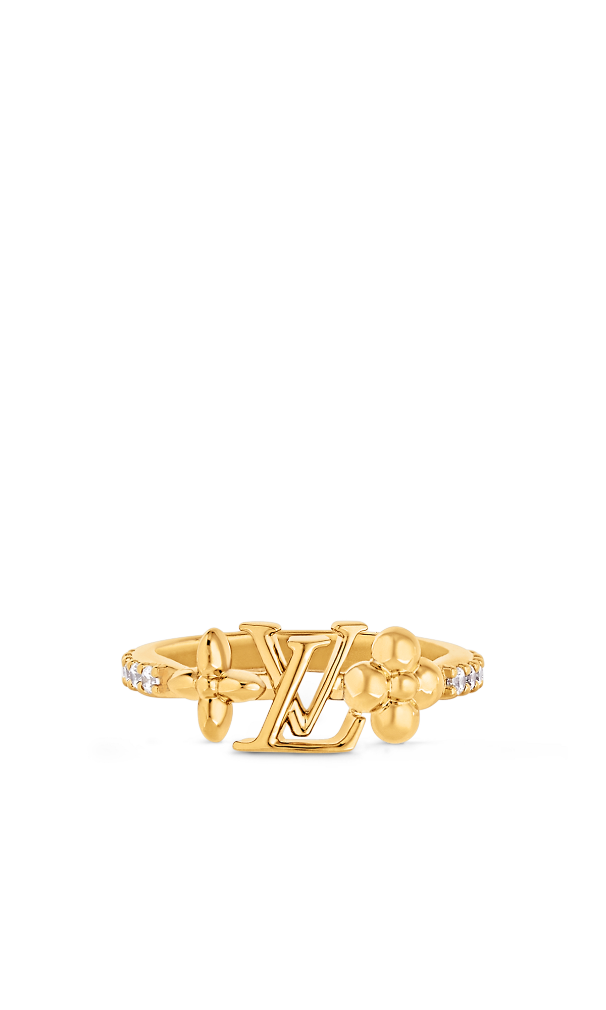 Louis Vuitton Bague LV Iconic Or Fleurs