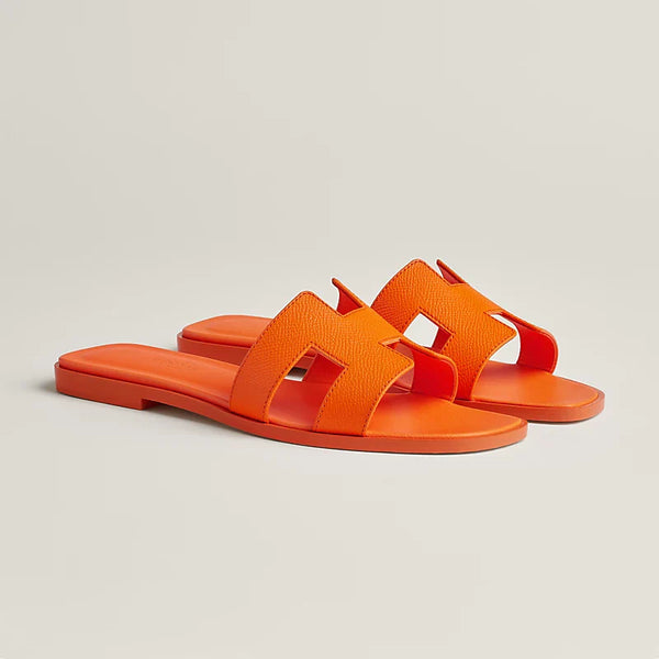Hermes Sandales Orange