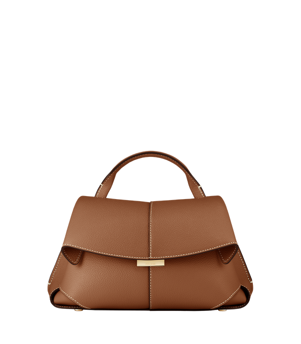 Polène Sac Mokki Mini Camel Grainé