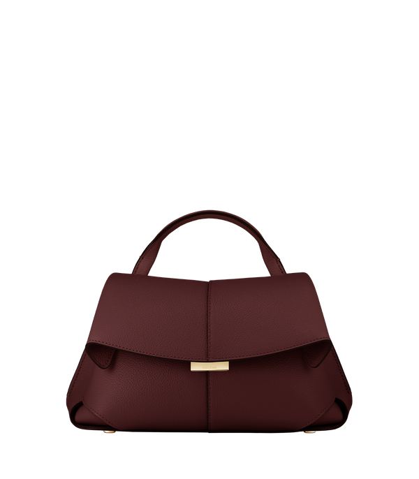 Polène Sac Mokki Mini Cerise Noire Grainé