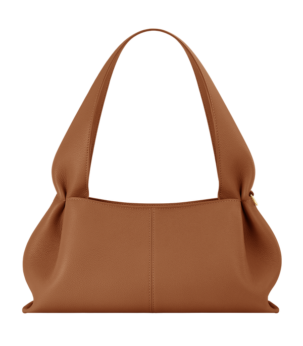 Polène Sac Numéro Neuf East West Camel Grainé