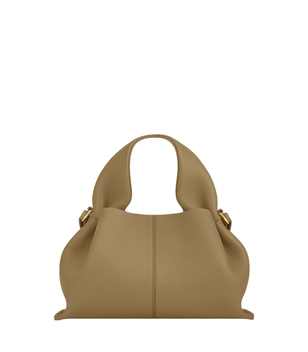 Polène Sac Numéro Neuf Mini Olive Fumée Grainé