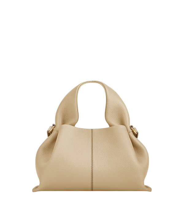 Polène Sac Numéro Neuf Mini Sable Grainé