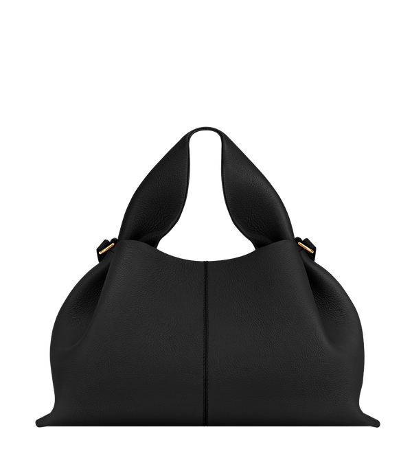 Polène Sac Numéro Neuf Noir Grainé