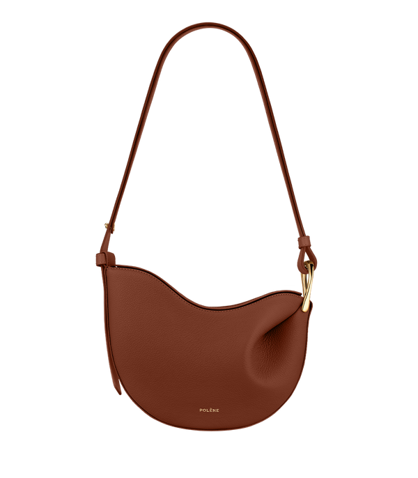 Polène Sac Tonca Cognac Grainé