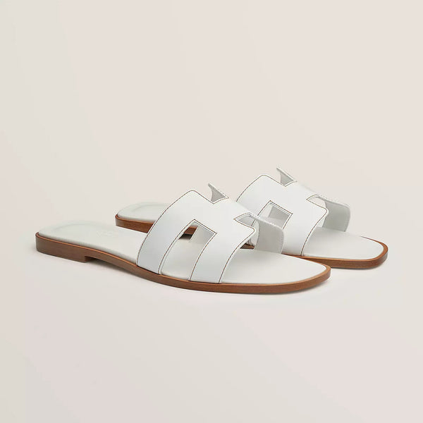 Hermes Sandales Blanc