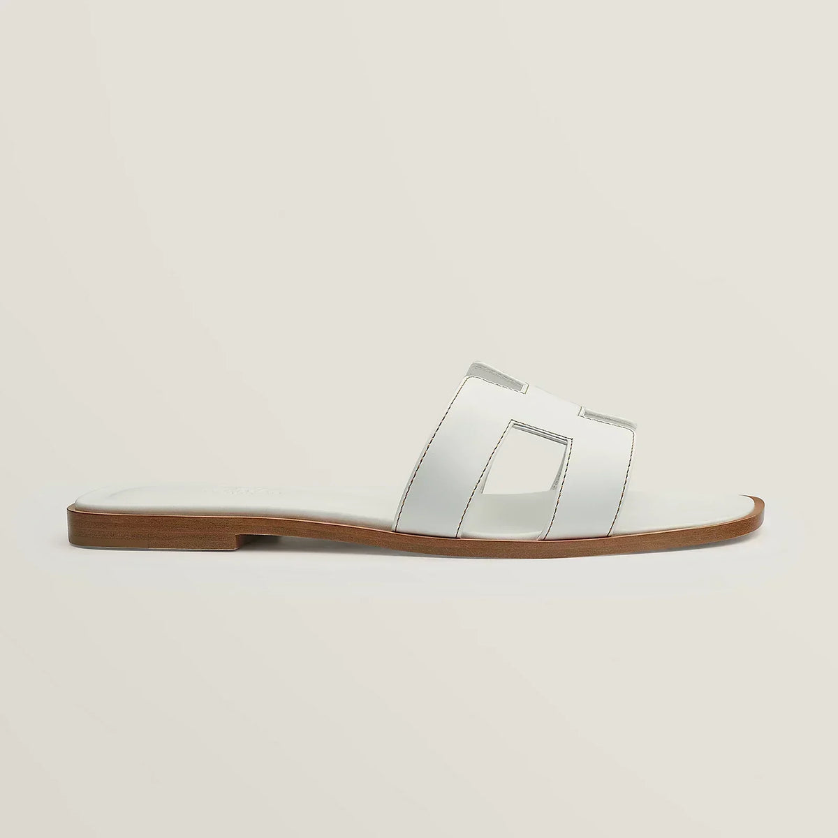 Hermes Sandales Blanc