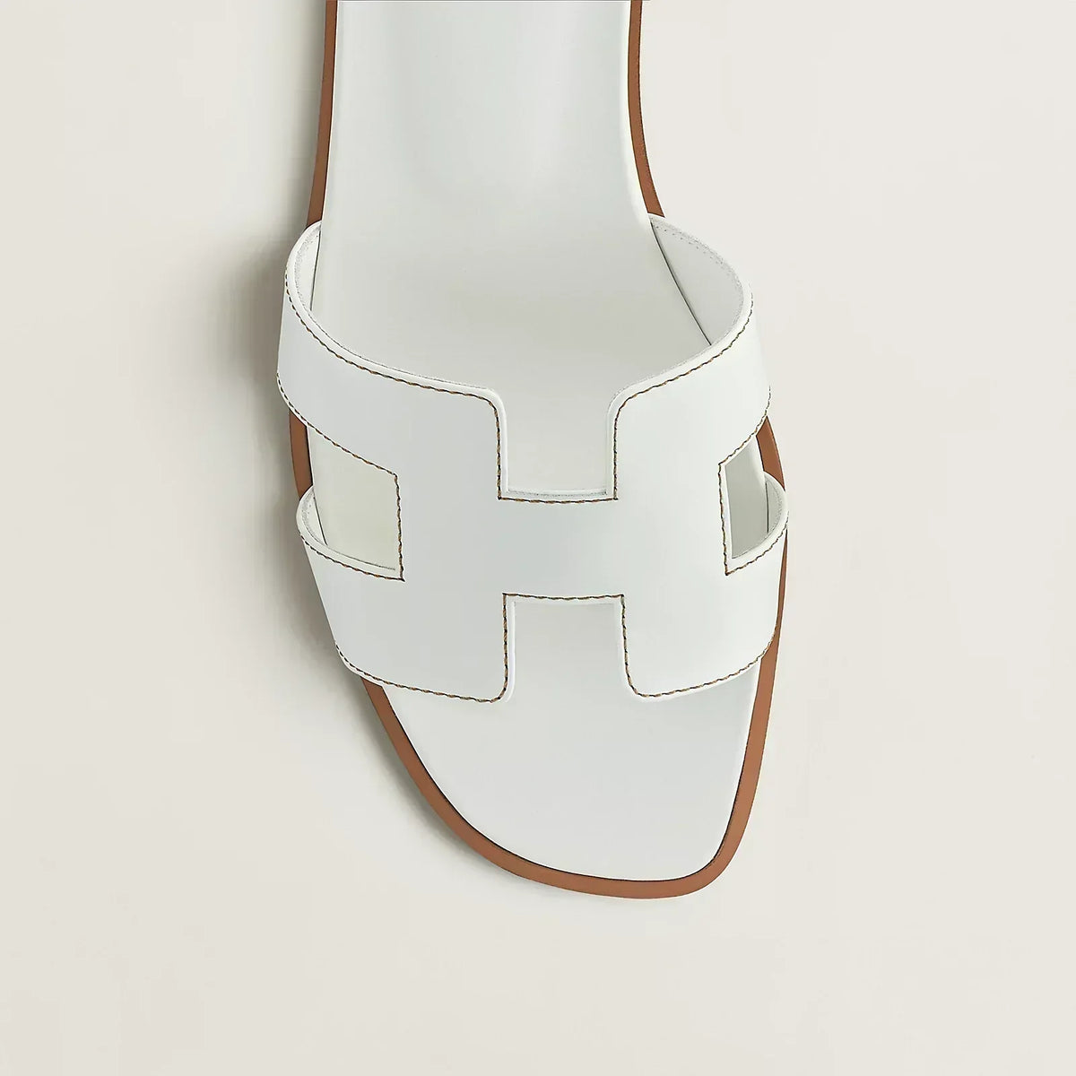 Hermes Sandales Blanc