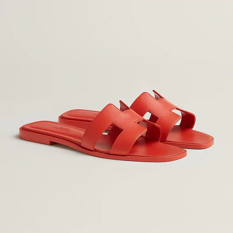 Hermes Sandales Orange capucine