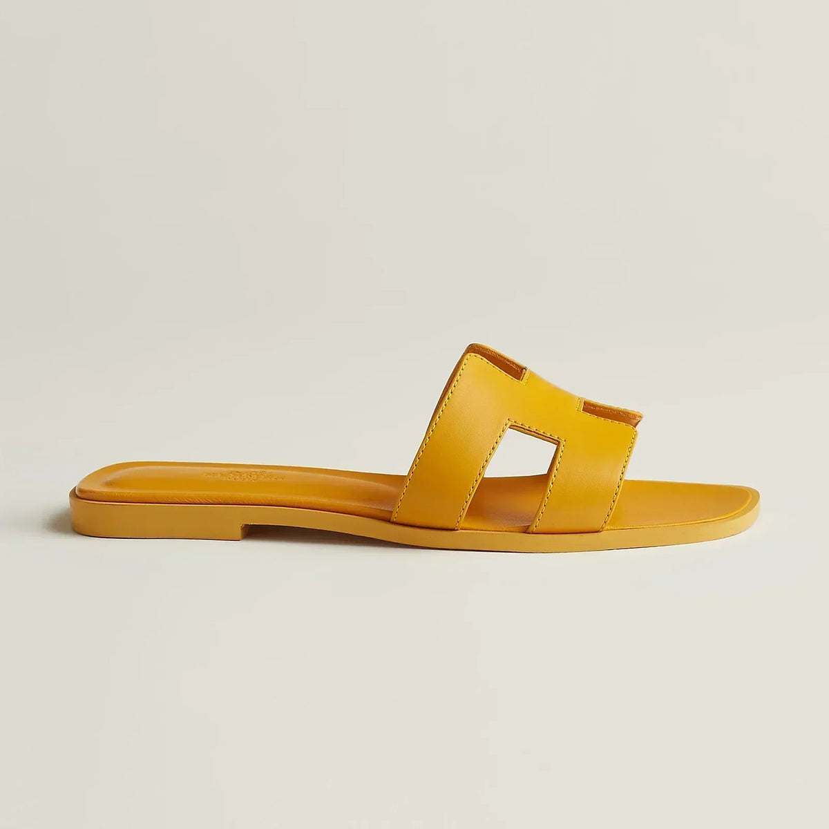Hermes Sandales Jaune Topaze