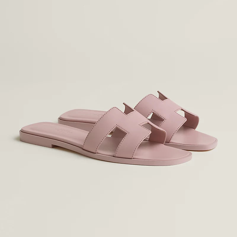Hermes Sandales Rose Cancan