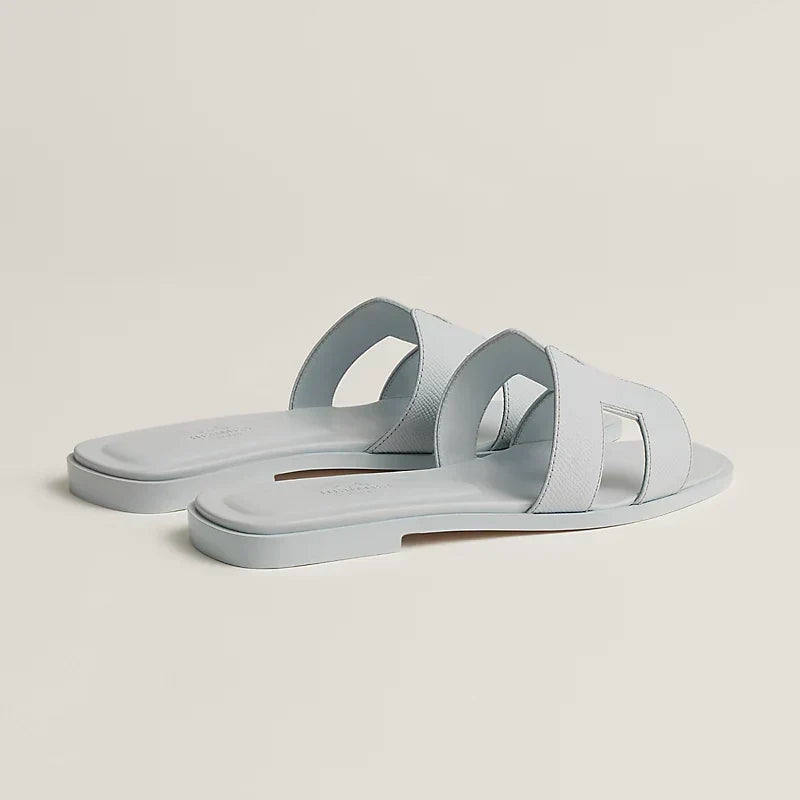 Hermes Sandales Bleu glacier
