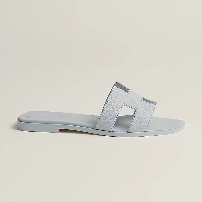 Hermes Sandales Bleu glacier