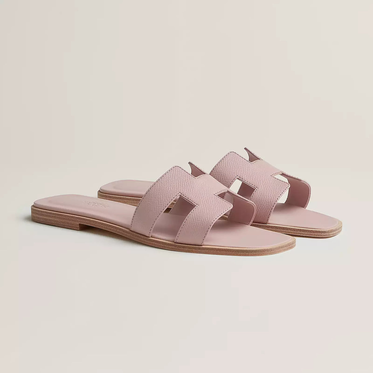 Hermes Sandales Porcelaine rose