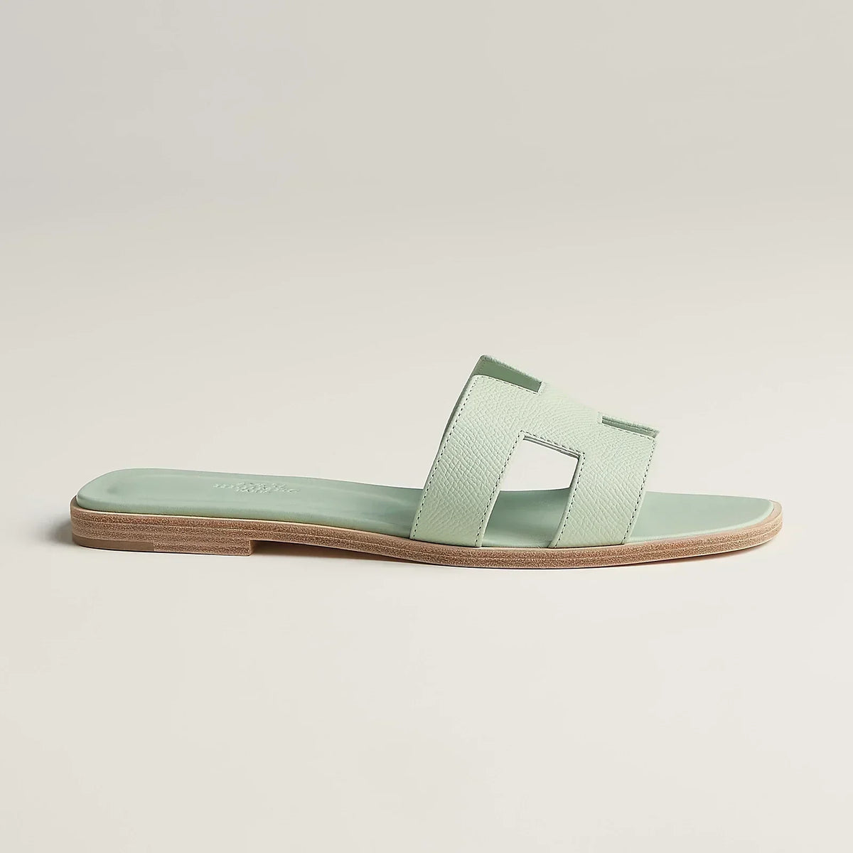 Hermes Sandales Vert Jade