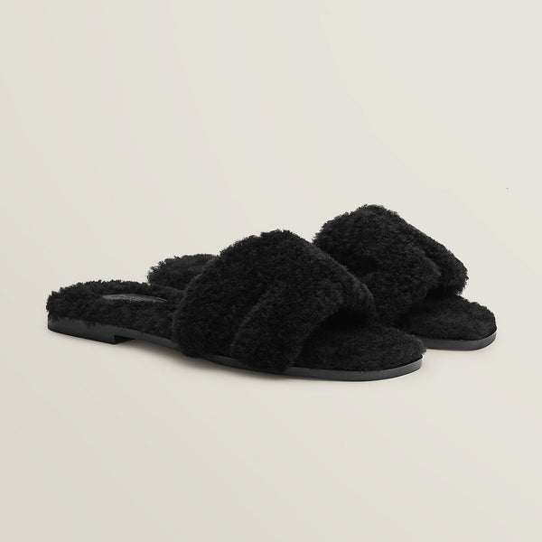 Hermes Sandales Noir