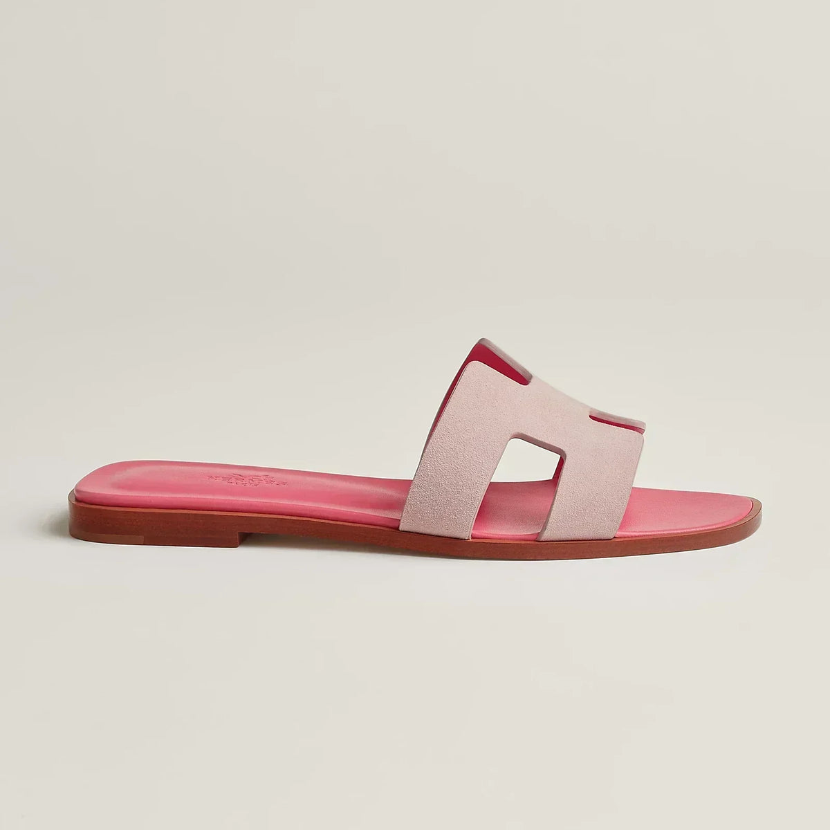 Hermes Sandales Porcelaine rose