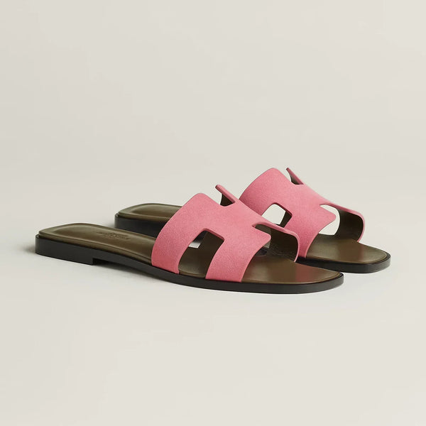 Hermes Sandales Rose désert