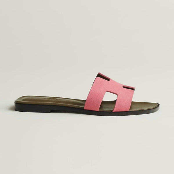 Hermes Sandales Rose désert